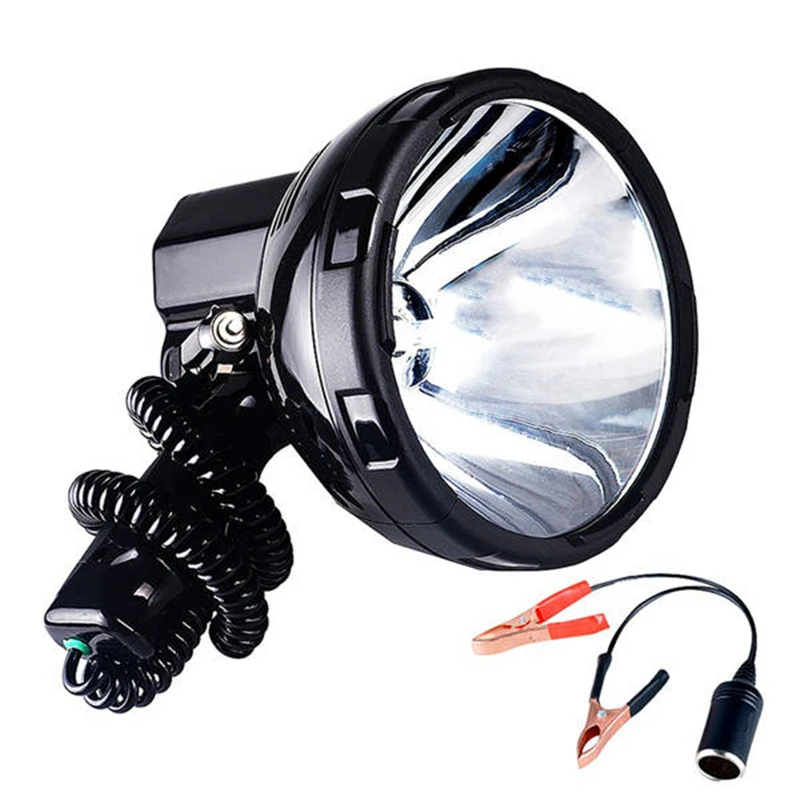 

JUJINGYANG High Power Xenon Lamp Outdoor Handheld Hunting Fishing Patrol Vehicle H3 HID Searchlights Hernia Spotlight Xenon Bulb