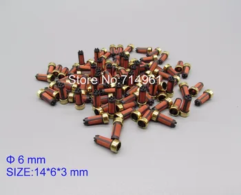 

MD619962 500pcs/set Diameter 6mm size 14*6*3mm auto spare parts fuel injector micro filter case for Japanese car