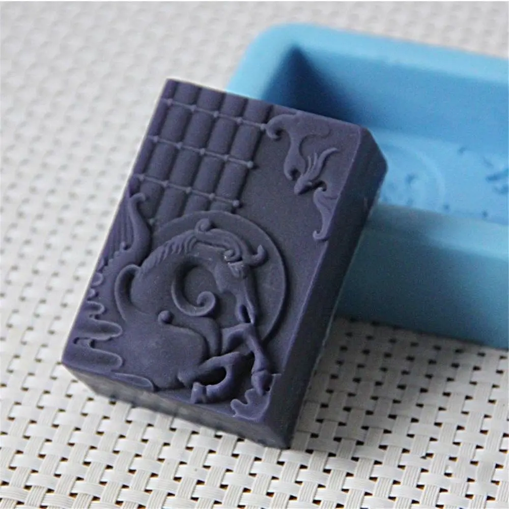 

Grainrain Silicone Soap Mold Horse Shaped DIY Craft Handmade Soap Mould