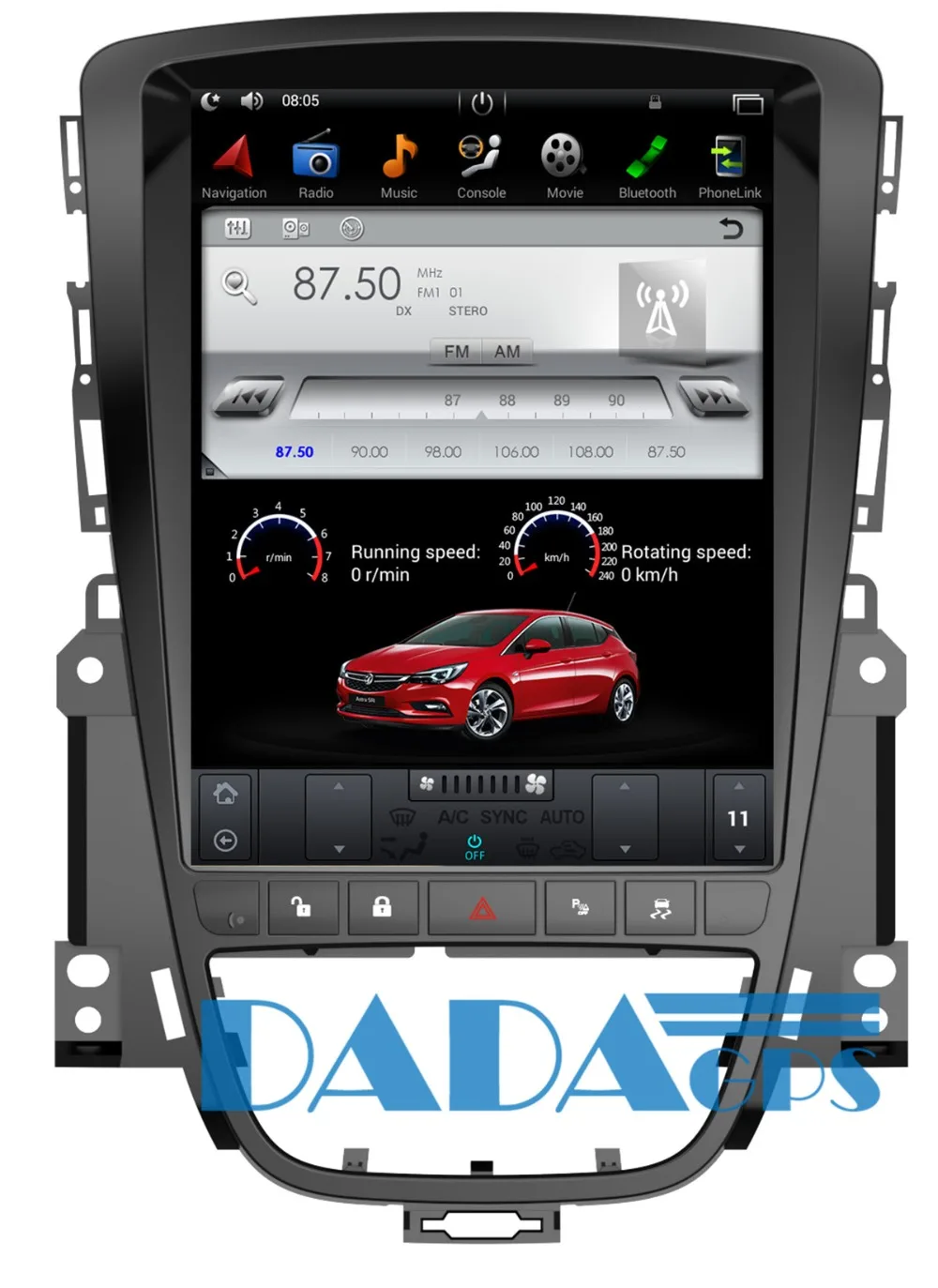 Автомагнитола TeslaStyle Android 7 1 GPS навигация для OPEL Vauxhall Holden Astra J 2010 2013 без DVD