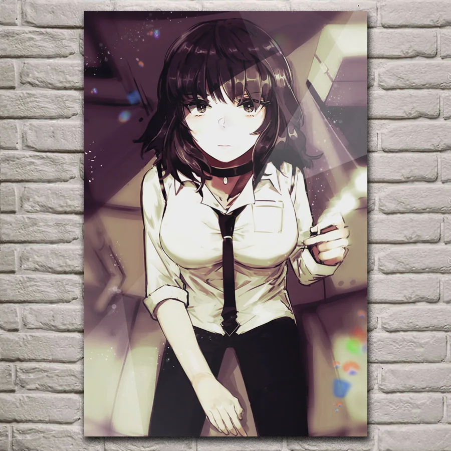 Anime Girls Frontline Busty Girl Living Room Decoration Home Wall Art Decor Wood Frame Fabric Posters Kj562 Painting Calligraphy Aliexpress