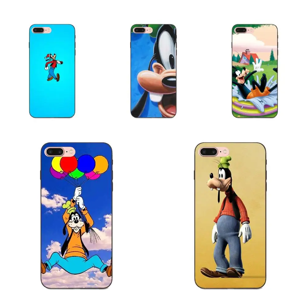 Милый модный мягкий чехол для телефона с граффити Минни Гуфи Apple iPhone X XS Max XR 4 4S 5 5S SE