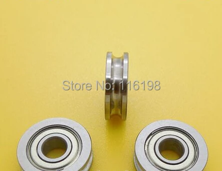 10 шт. U604ZZ SZU4-13 604UU U Groove радиальный подшипник 4x13x4 мм прогулки направляющая