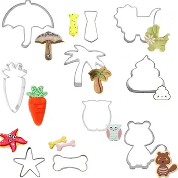 

New Baking and Pastry Tools Bakeware Handmade Mold Cookies Cutter Biscuit Mould Set Sugar Arts Fondant Cake Decorating Tools