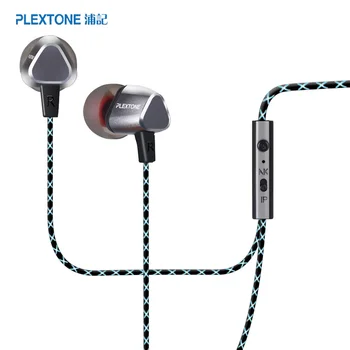 

PLEXTONE X36M Cell Phone Earphone Stereo Bass Earphone Wire Control Metal Case Headset With Microphone For MP3 MP4 Player
