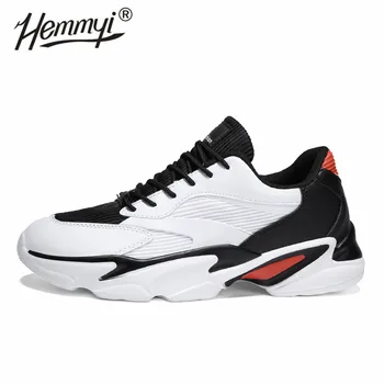 

Hemmyi 2019 Comfortable Running Shoes Men Elastic Band Cushioning Soft Jogging Sneakers Light Sport Chaussures De Course Size 12