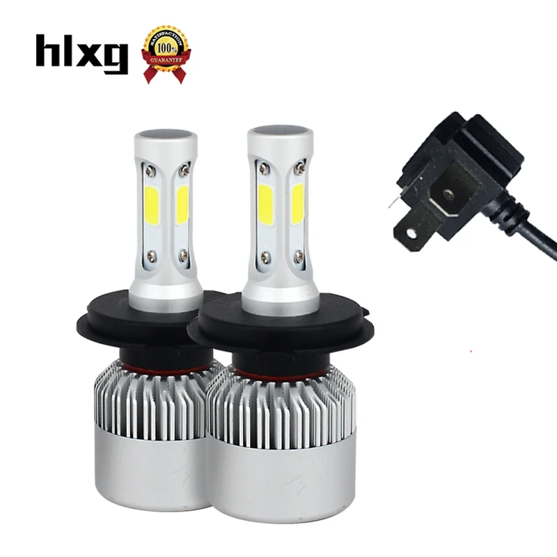 Prix pour Hlxg S2 Auto Voiture H4 H7 LED Phares 2X36 W 6500 K 8000LM 12 V COB Ampoules Salut Lo faisceau 2/3 côté Diodes Blanc Automobiles Remplacer Lampe Prix pour Hlxg S2 Auto Voiture H4 H7 LED Phares 2X36 W 6500 K 8000LM 12 V COB Ampoules Salut Lo faisceau 2/3 côté Diodes Blanc Automobiles Remplacer Lampe