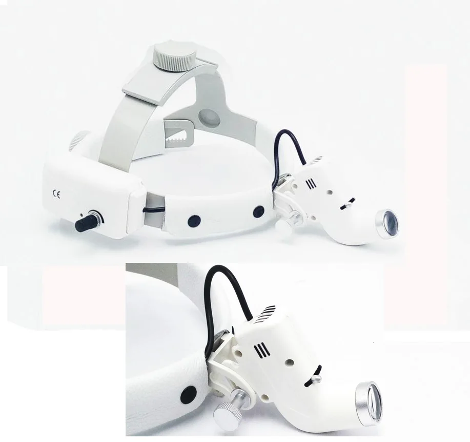 

portable adjustable brightness medical headlight top quality clinic loupe surgical operation head lamp led light dental headlamp