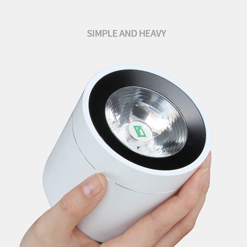 LED downlight modern simple Nordic round ceiling villa high-end custom 5W White Black Fixtures Lamparas | Освещение