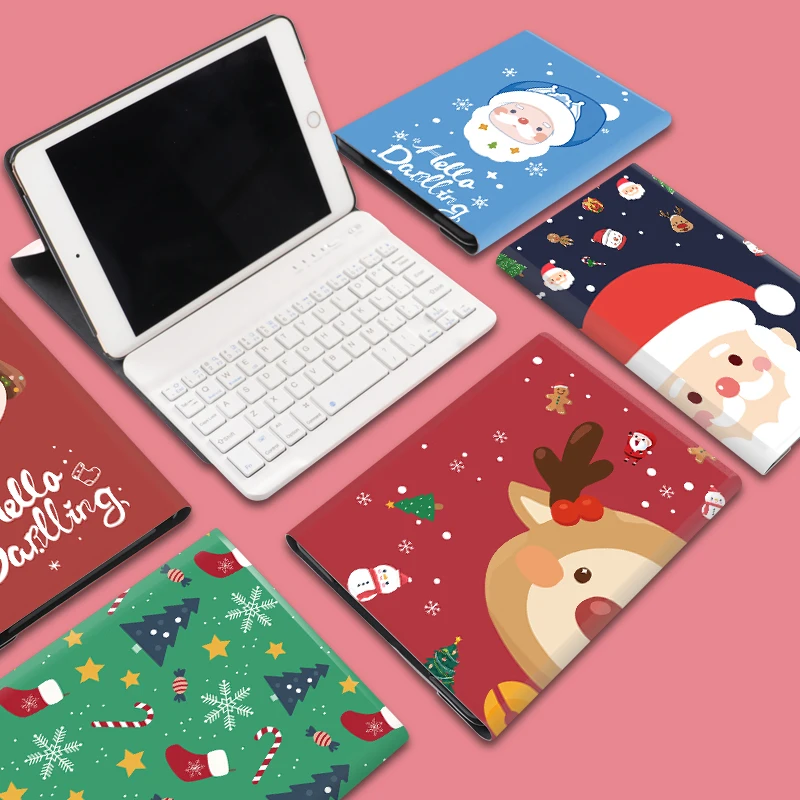 Рождественский Магнитный чехол книжка для iPad Pro 10 5 Air Air2 Mini 1 2 3 4 планшета с