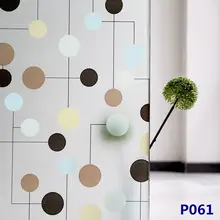 Оконная пленка 3D декоративная витражная стеклянная пленка Личная самоклеющаяся контактная бумага для офиса и дома анти-УФ 35,4 дюйма. От 78.7In