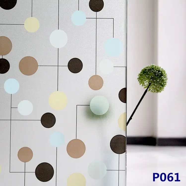 

Window Film 3D Decorative Stained Glass Film Privacy Self Adhesive Contact Paper For Office and Home Anti UV 35.4In. By 78.7In.