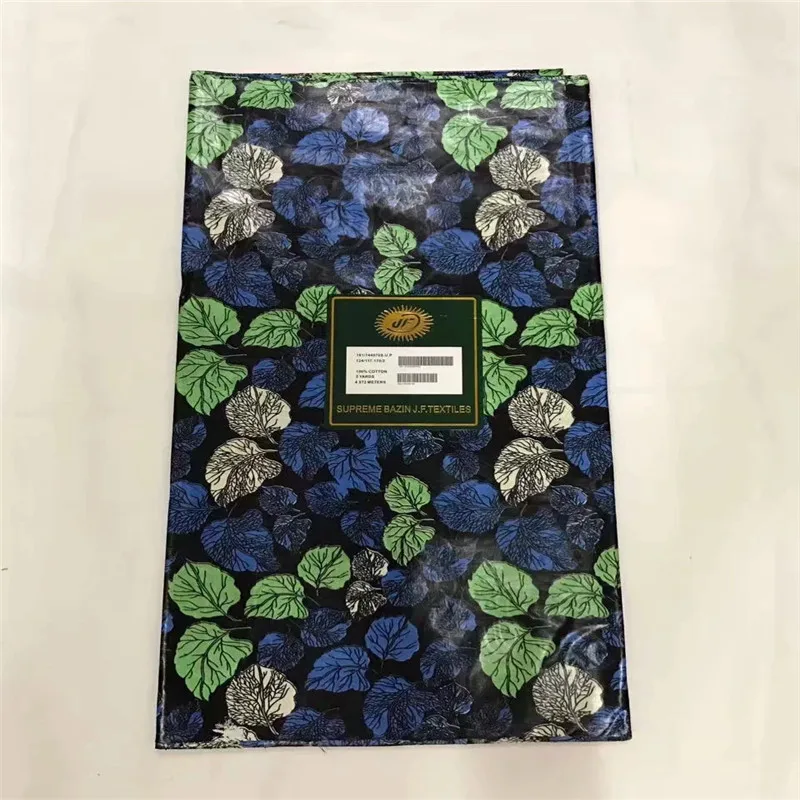 

Shining Austria Quality Bazin Riche Fabric Jacquard Guinea Brocade Fabric 100% Cotton Shadda Perfume XM01273
