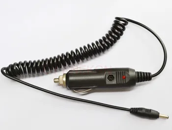

500pcs High-quality, all-copper car charger 12V / 24V Power adapter Cigarette Lighter 1.5M DC 3.5mm x 1.35mm Free shipping