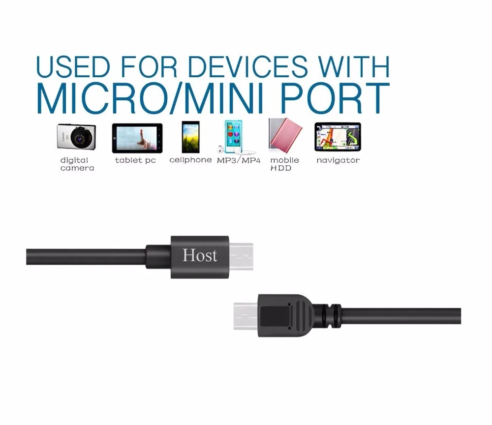 Meenova Micro USB к мини OTG кабель для Android смартфонов DAC PS контроллер Note 5/Edge S7/6/5 Xiaomi Meizu|cable