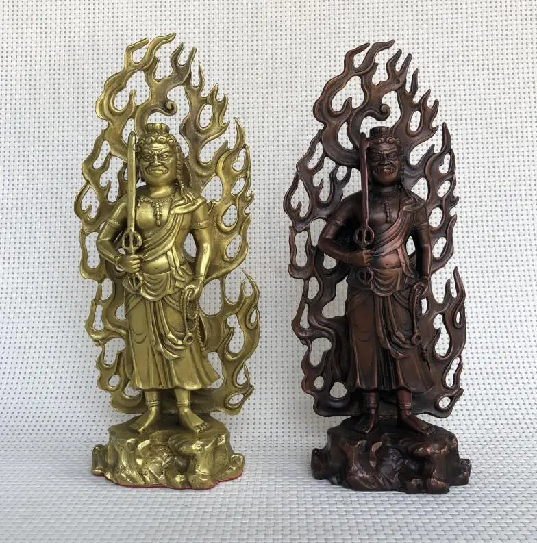 

Pure copper does not move the king does not move the statue of God Buddha patron saint of home Feng Shui ornaments