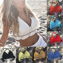 Бикини ручной вязки,, женский, плюс размер, с принтом, сексуальный танкини, купальник, купальный костюм, пляжная одежда, Мягкий купальник, купальный костюм, Топ