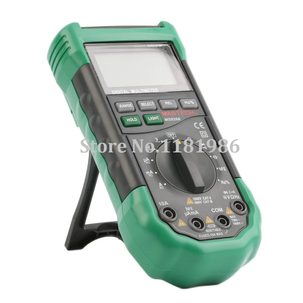 Цифровой Мультиметр Mastech MS8268 с автоматическим диапазоном полной защитой AC/DC