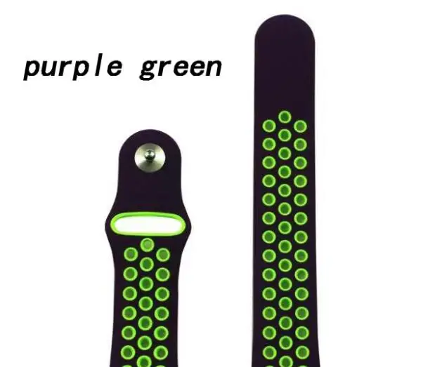 22 20 мм для samsung gear S2 sport S3 Classic Frontier galaxy Watch Band 42 46 мм ремешок Pebble Time huami amazfit bip huawei gt 2 - Цвет ремешка: purple green