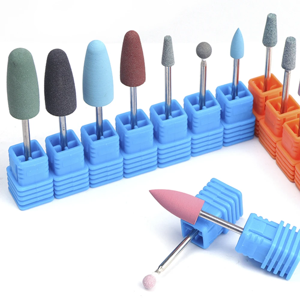 1pcs Opt 16 Type Rubber Silicone Ceramic Milling Burr Nail Art Cutter