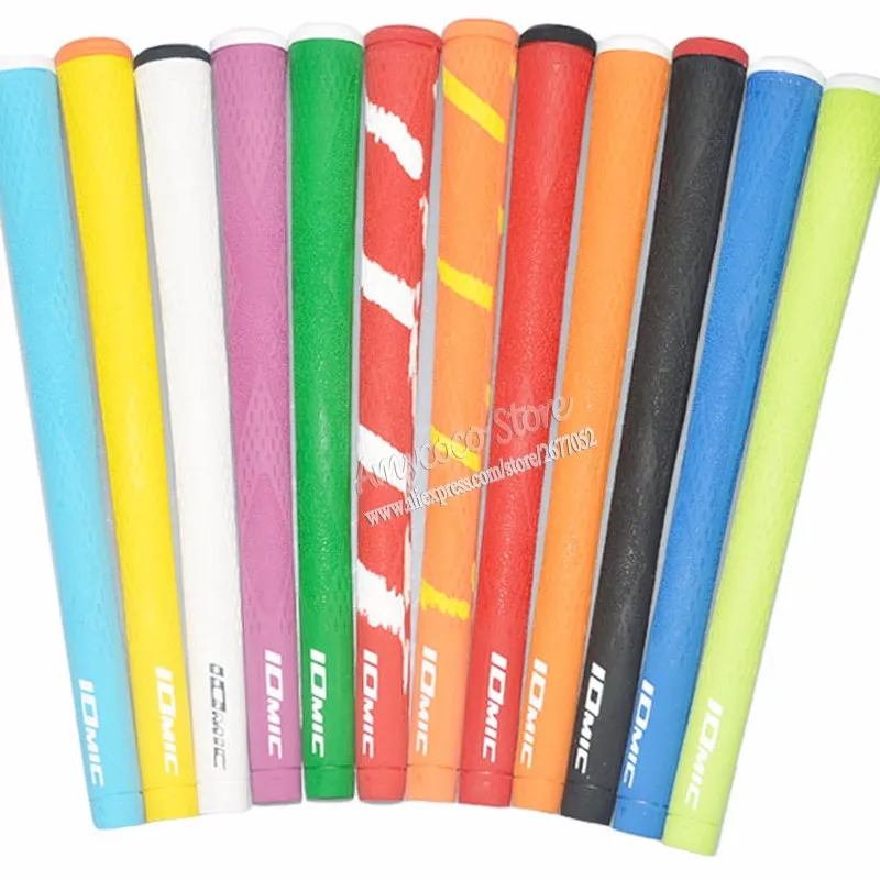 Новые Cooyute ручки для гольфа IOMIC резиновые гольф рукоятки для клюшек 12 цветов на выбор 40 шт./партия Гольф Драйвер Деревянные клюшки нескользящие носки