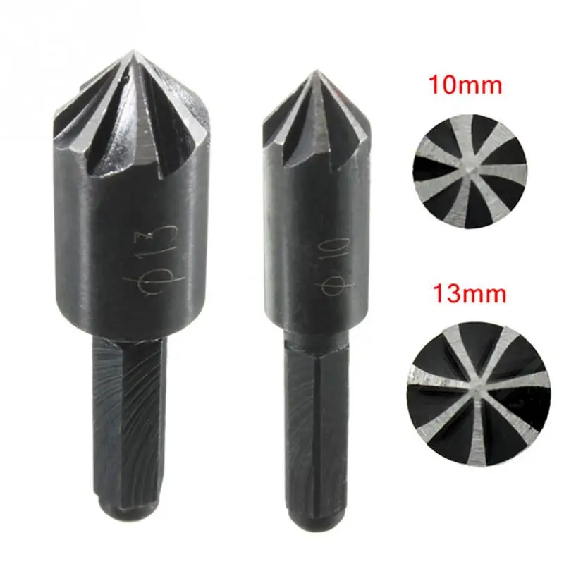 

2pcs Hex Seven blade Countersink Set for Wood Metal Quick Change Drill Bit Tools