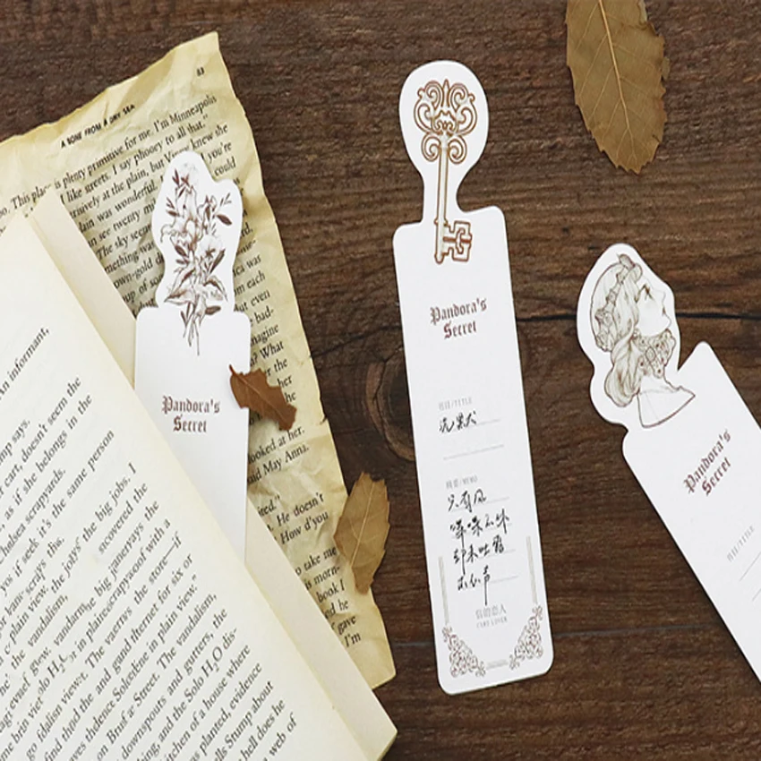 30 шт./упак. Kawaii Pandora's secret Bookmark книга с изображением животных маркеры бумажный