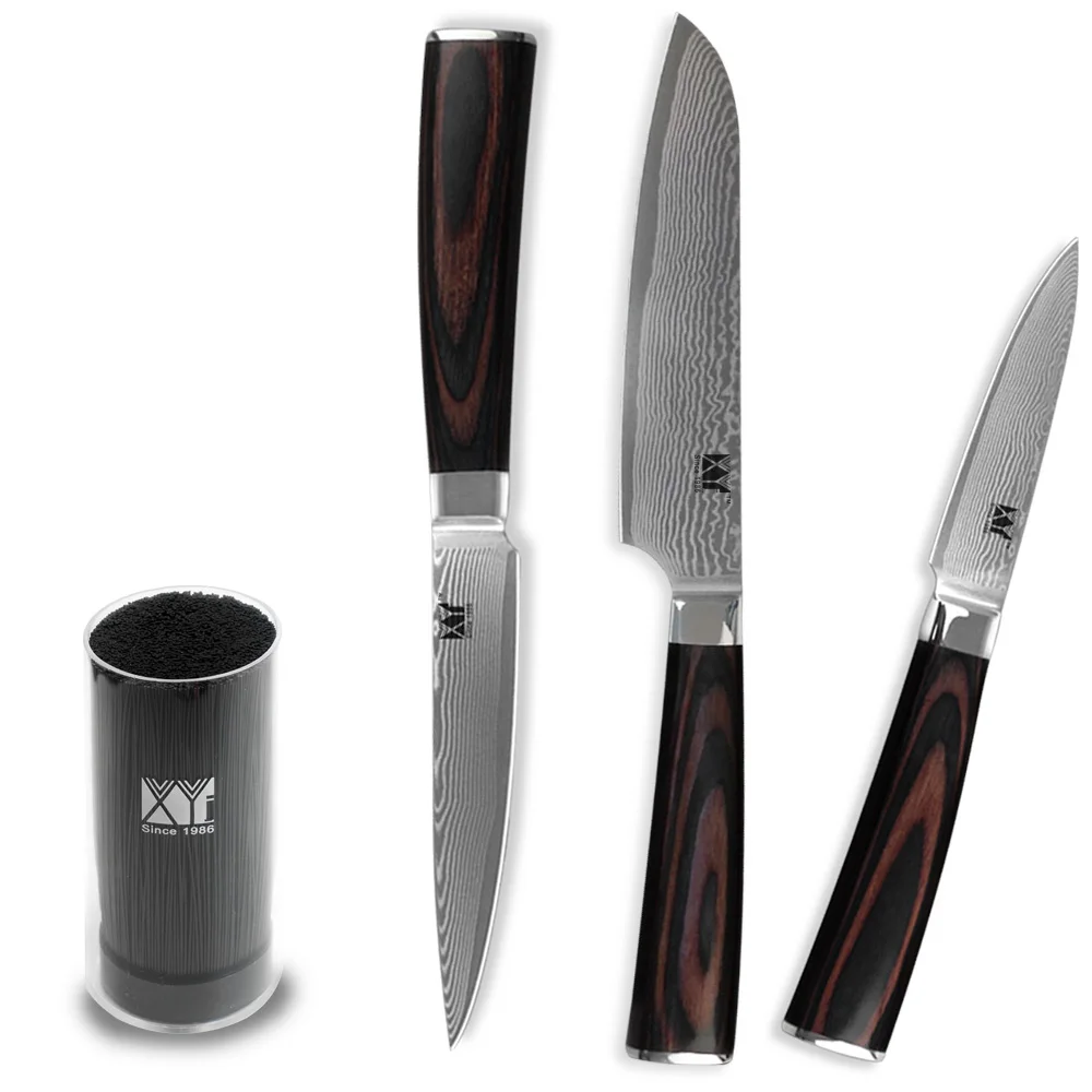 High Quality Japanese Damascus Knife Set 3.5" Paring 5 ...