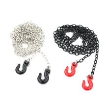 RC Car Metal Tow Hook Chain Decoration for 1 10 RC Rock Crawler Traxxas TRX 4