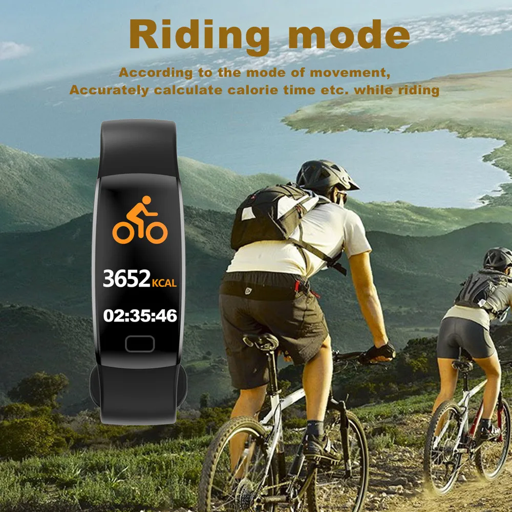 Discount !! Sport Bluetooth Camera Wristband Blood Pressure Exercise