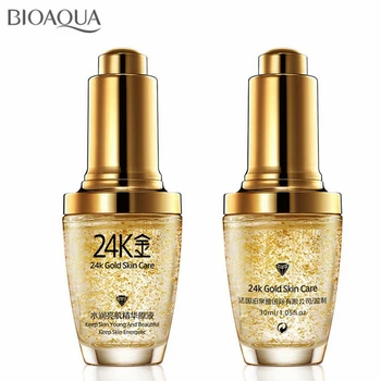 

Skin Care Hyaluronic Acid Liquid 24K Gold Essence Anti Wrinkle Anti Aging Day Cream Whitening Moisturizing Collagen Face Cream