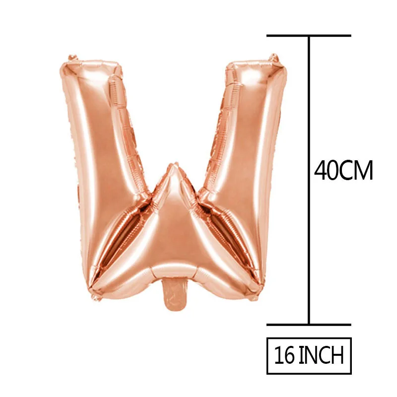 32 дюйма из розового золота с буквенным принтом воздушных шаров День рождения Свадебные украшения для взрослых и детей Babyshower клипсы для воздушных шаров, Юбилей вечерние воздушные Globos
