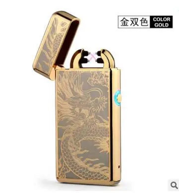 Новинка электронная двухдуговая зажигалка с Usb зарядкой плазменный электронный