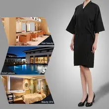 Одежда для клиентов в салонах, накидка, халат для волос, водонепроницаемый халат для клиентов, кимоно стиль