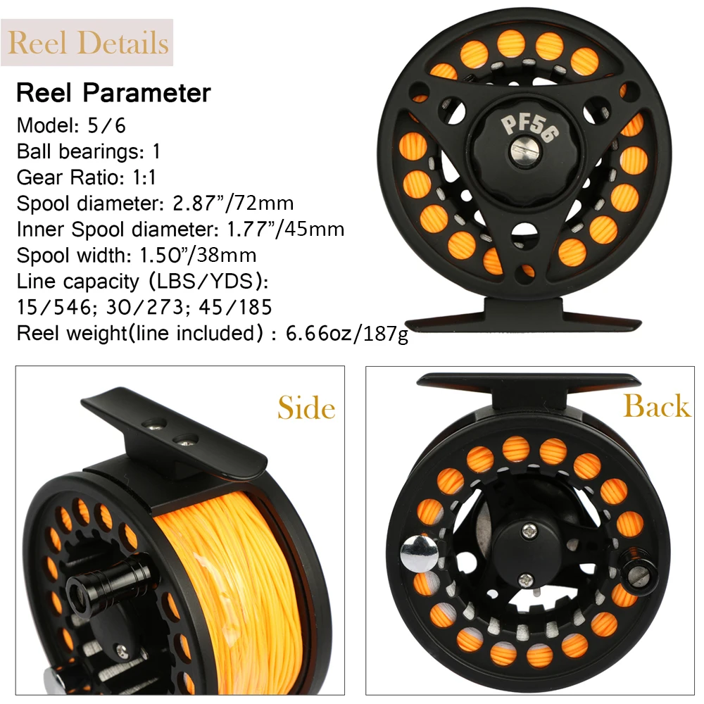 Goture 5/6 يطير الصيد قضيب مجموعة 2.7 متر الكربون يطير الصيد قضيب بكرة مع خط ملفات خط موصل يطير الصيد قضيب كومبو Goture 5/6 يطير الصيد قضيب مجموعة 2.7 متر الكربون يطير الصيد قضيب بكرة مع خط ملفات خط موصل يطير الصيد قضيب كومبو