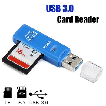 

Portable 2 In 1 Usb 3.0 5Gbps Super High Speed Micro Sd Sdxc Tf T-Flash Memory Card Reader Adapter For Windows Me 2000 Xp Mac Os