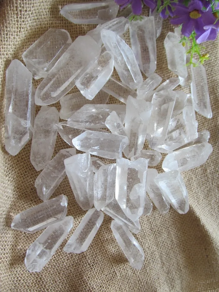 

AAAA+++ Natural Lemurian Seed Quartz Crystal Points Mineral Specimen Collection 100g/lot