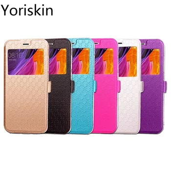 

For Redmi Note 4X Window View Function PU Leather Cover Card Holders Bag Stand Case For Xiaomi Redmi Note 4X Wallet Flip Case