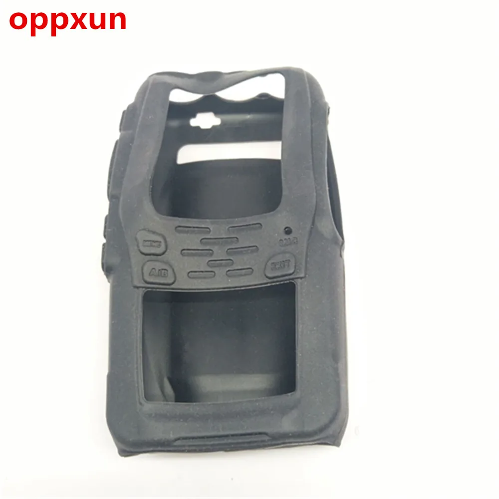Oppxun для черный WOUXUN kg uv8d силиконовой резины чехол для WOUXUN KG-UV8D двусторонней Радио