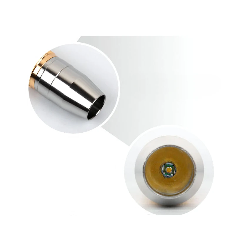 Белый/желтый светильник Q5 светодиодный светильник-вспышка 2 режима Портативный 18650 фонарь torcia linterna фонарь для оценки драгоценных камней нефрита