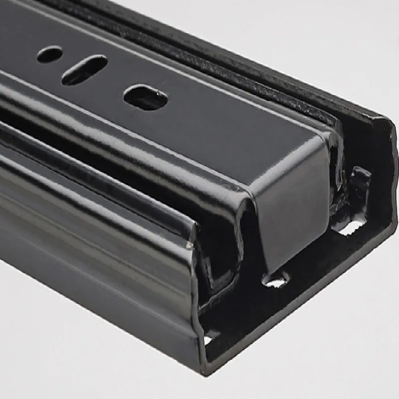 Ceny Prowadnica szuflady z tłumiącą szyną szuflady z podstawką na klawiaturę slajdy łagodne zamykanie prowadnice do szuflad schuifdeur szyny darmowa wysyłka