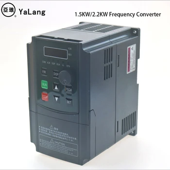 

AC 110V 220V 1.5kw 2.2kw Single phase inverter VFD inverter Frequency Converter Variable Frequency Drive Spindle Speed Control