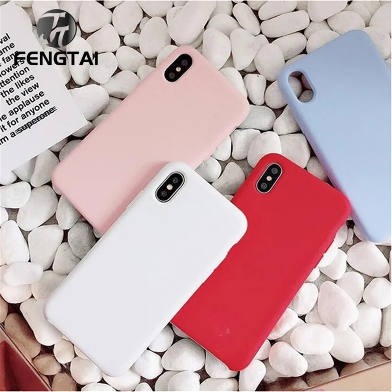 

Silicone Case For Apple iphone XR XS for iPhone XSMAX Cover For iPhone 5 5S SE phone Cases With Retail Box