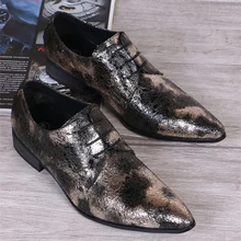 2016 britische Art Echtes Leder Männer Schuhe Geschäfts Formalen Männer Oxfords Lace Up Schuhe Spitzschuh Schuhe Herren wohnungen