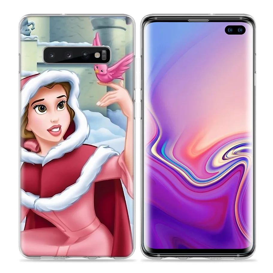 Красавица и чудовище чехол для Samsung Galaxy S8 S9 S10 5G S10e S7 Note 8, 9, 10, J4 J6 плюс J5 J8 J3 силиконовые Роскошные Чехлы для телефона