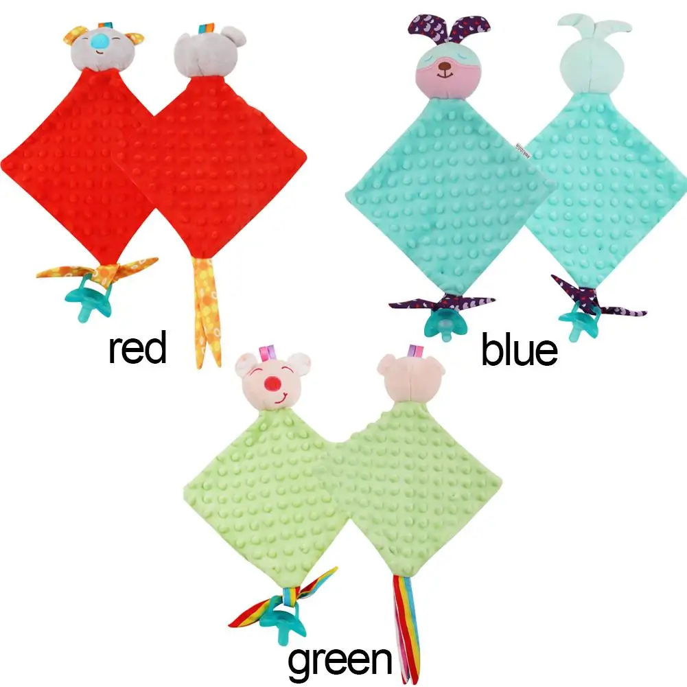 wonderful Bubble Cloth Multi-functional Cartoon Animal Appease Saliva Towel Comforting Towel Sleeping Doll Ba