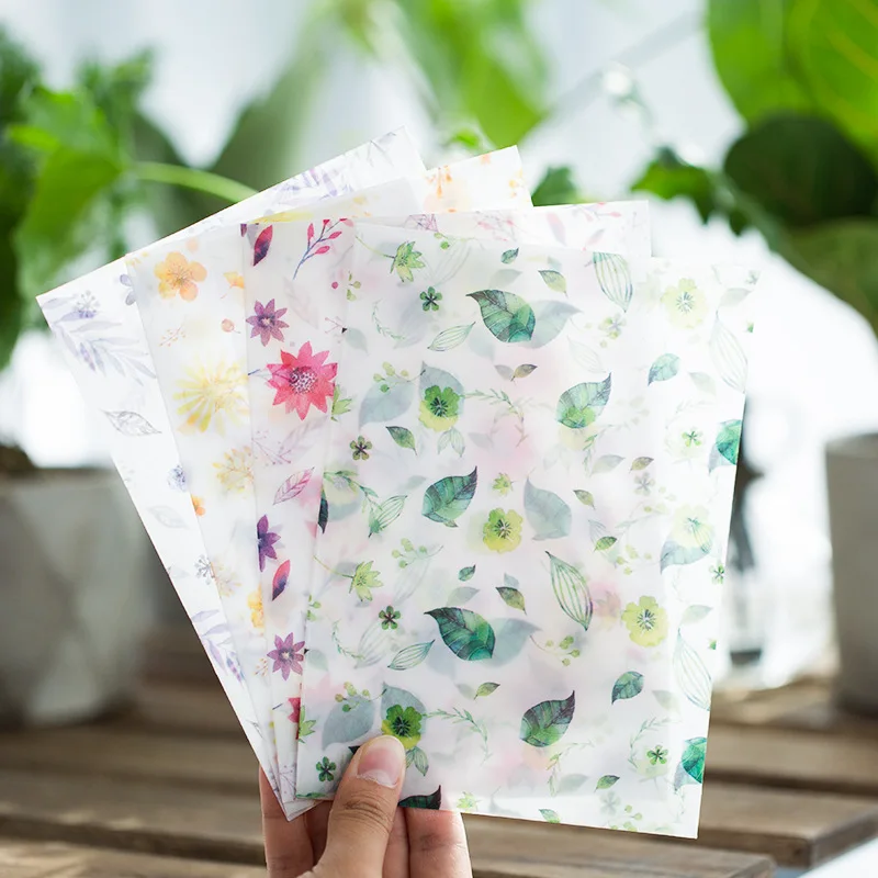 

40 pcs/set Cartoon litmus paper gift Window Envelopes Planting Transparent Color sobres envelopes Size 175*125mm 4 color