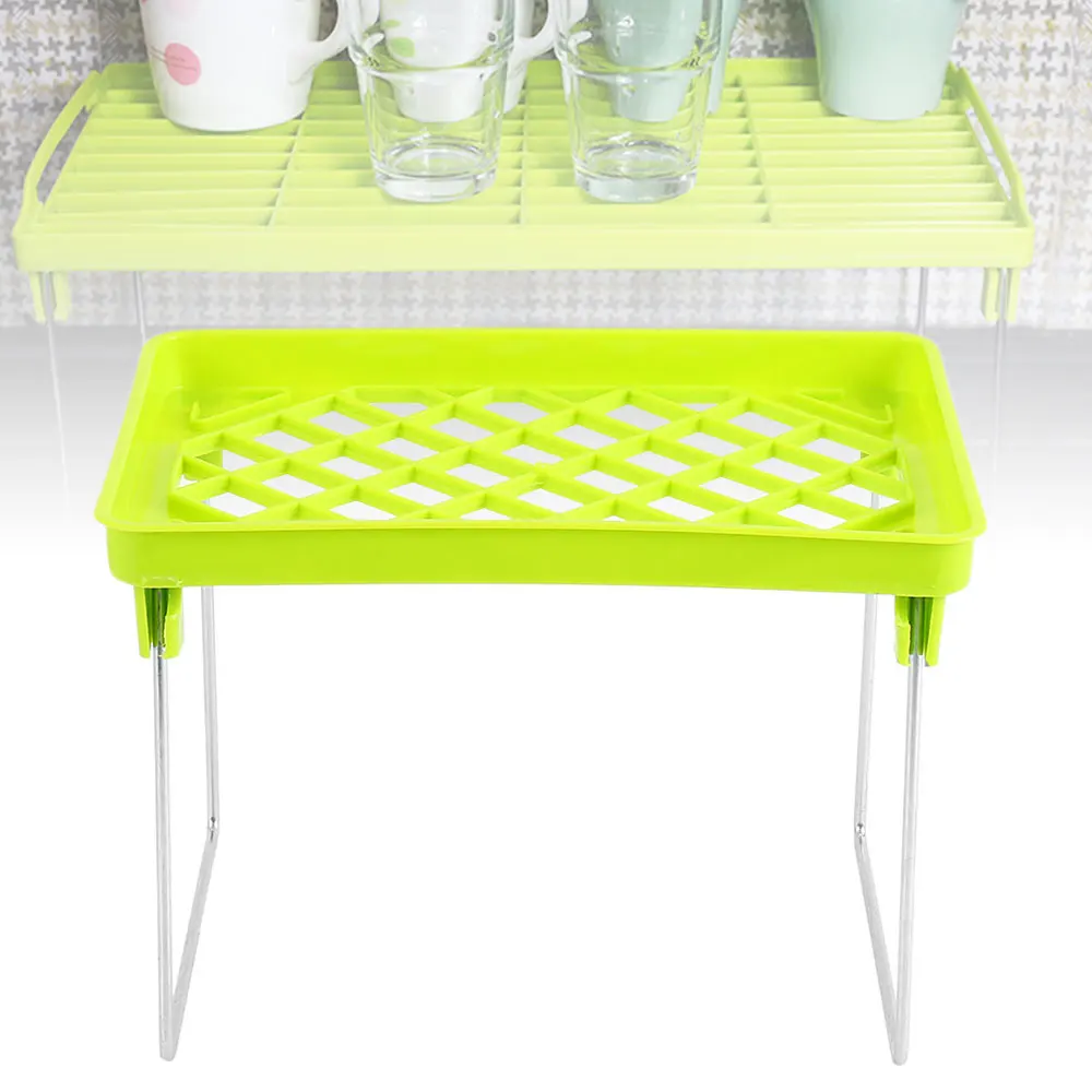

Multi Use Superposition Snap Type Multilayer Shelf Reinforcement Thickened Foldable Kitchen Sundry Storage Shelf Rack