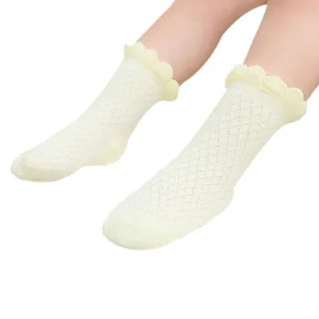 

Cute Baby Toddler Kids Girls Boys Lace Mesh Thin Soft Cotton Ankle Socks