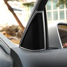 Автомобильный аудио динамик декоративная рамка стерео рог крышка отделка для Mercedes Benz C Class W204 2008- 180 200 260 Хром ABS